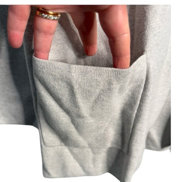 J. Crew Chelsea sweater blazer in Heather Dusk Light Grey Size XLarge NEW BA866 - Picture 14 of 16